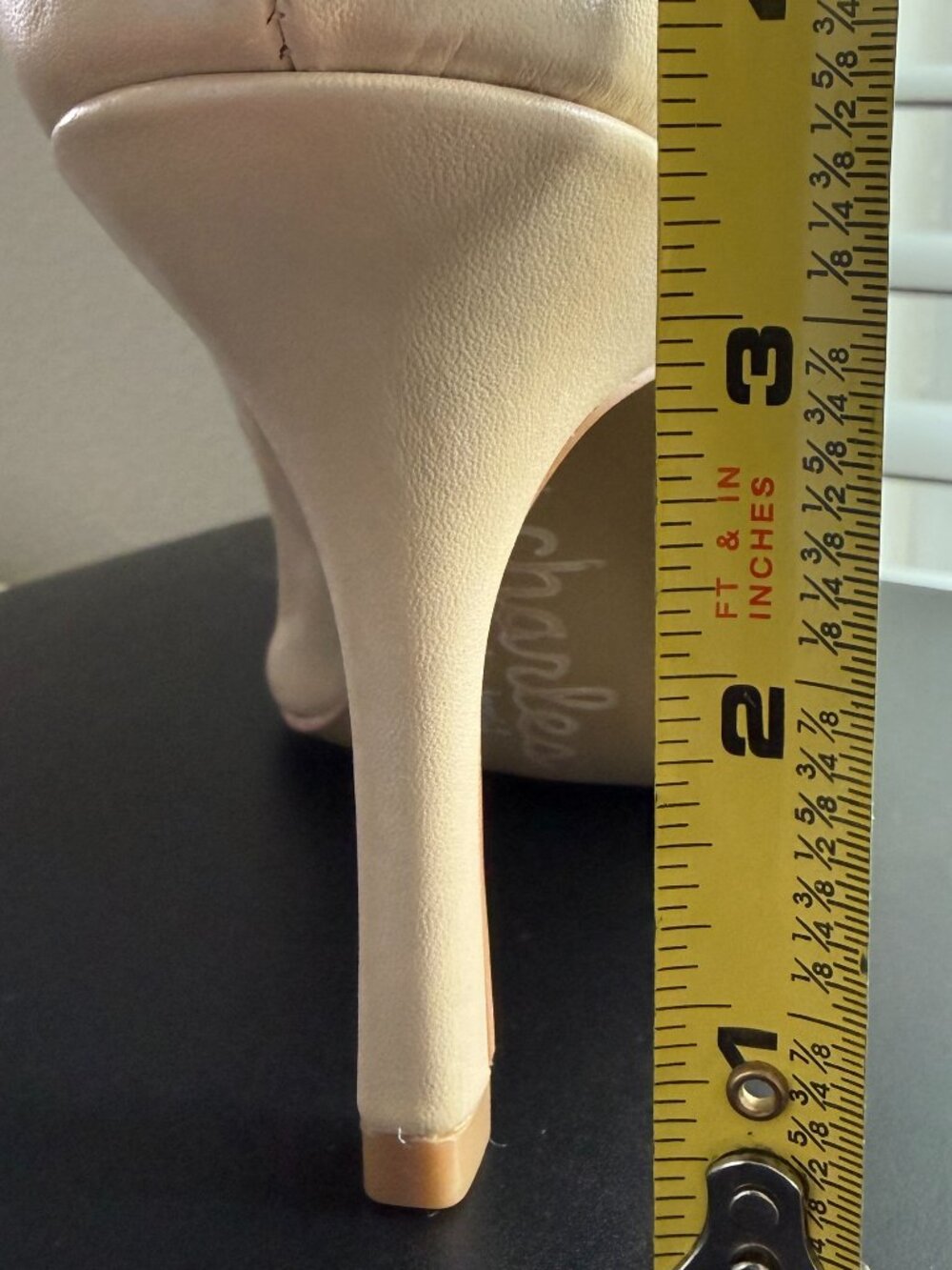 Charles David Tan Leather Pointed Toe Pumps Heels Women Size - Picture 6 of 9